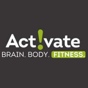 Activate Brain and Body Printed - Women's Racerback Crop Tank Design